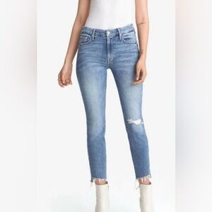 Mother The Looker Ankle Step Fray